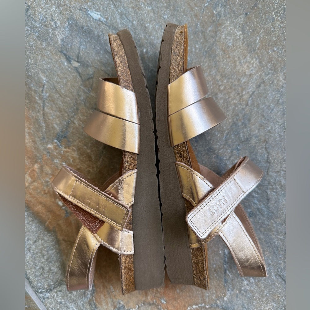 Naot Kayla Rose Gold Sandals Size 40(9) - Picture 4 of 7